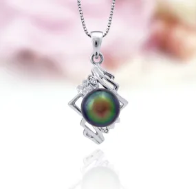 Tahitian pearl pendant in silver - Sterling silver - PESZPE00060