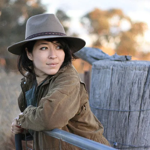 Taree Hat in Taupe Wool Felt