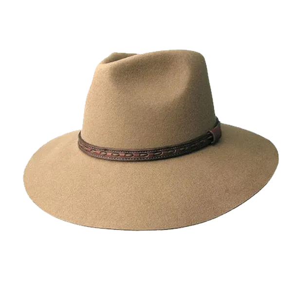 Taree Hat in Taupe Wool Felt