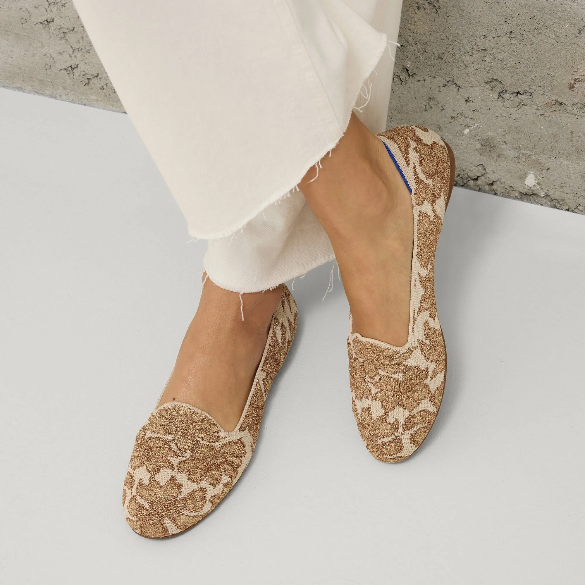 The Lounge Loafer - Gold Chantilly