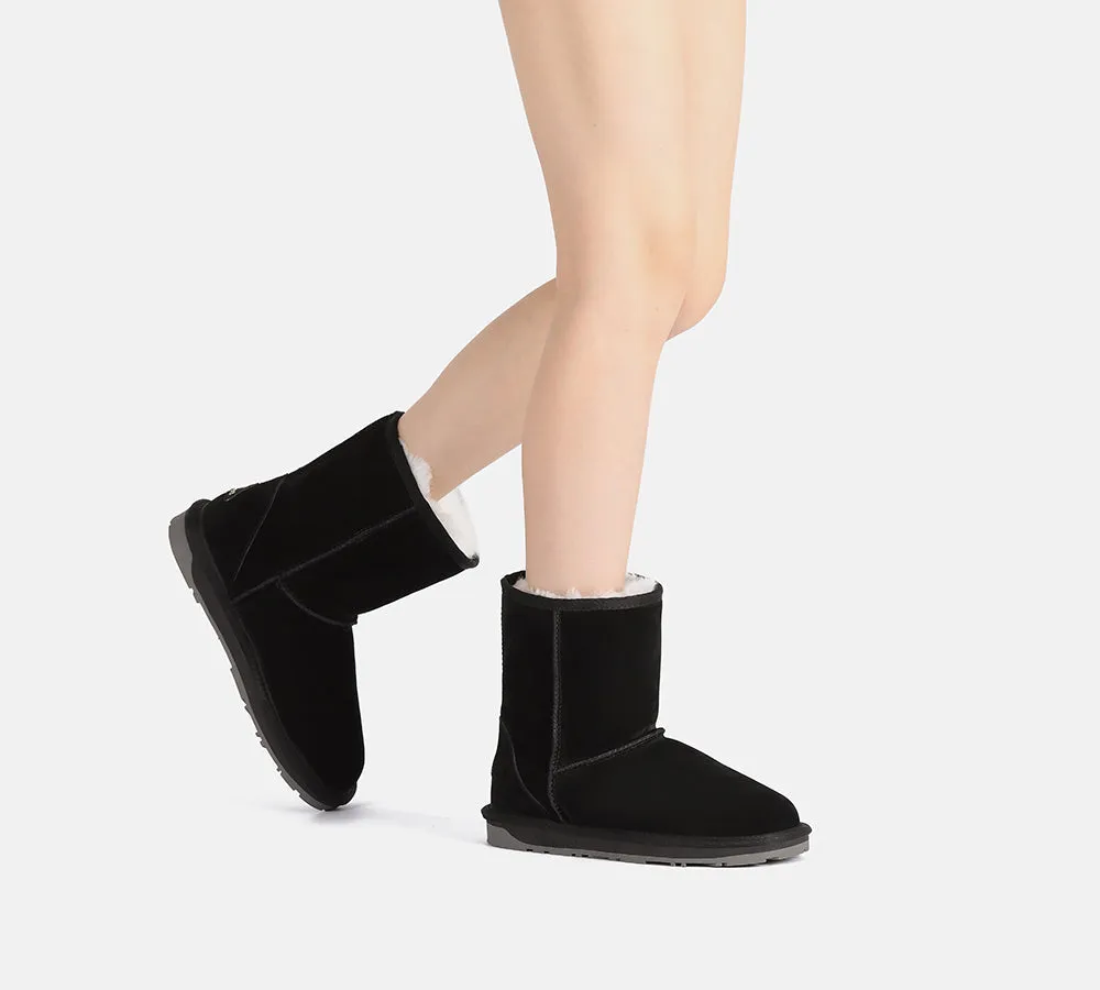 UGG Boots Sheepskin Wool Mid Calf Short Classic Suede Boots