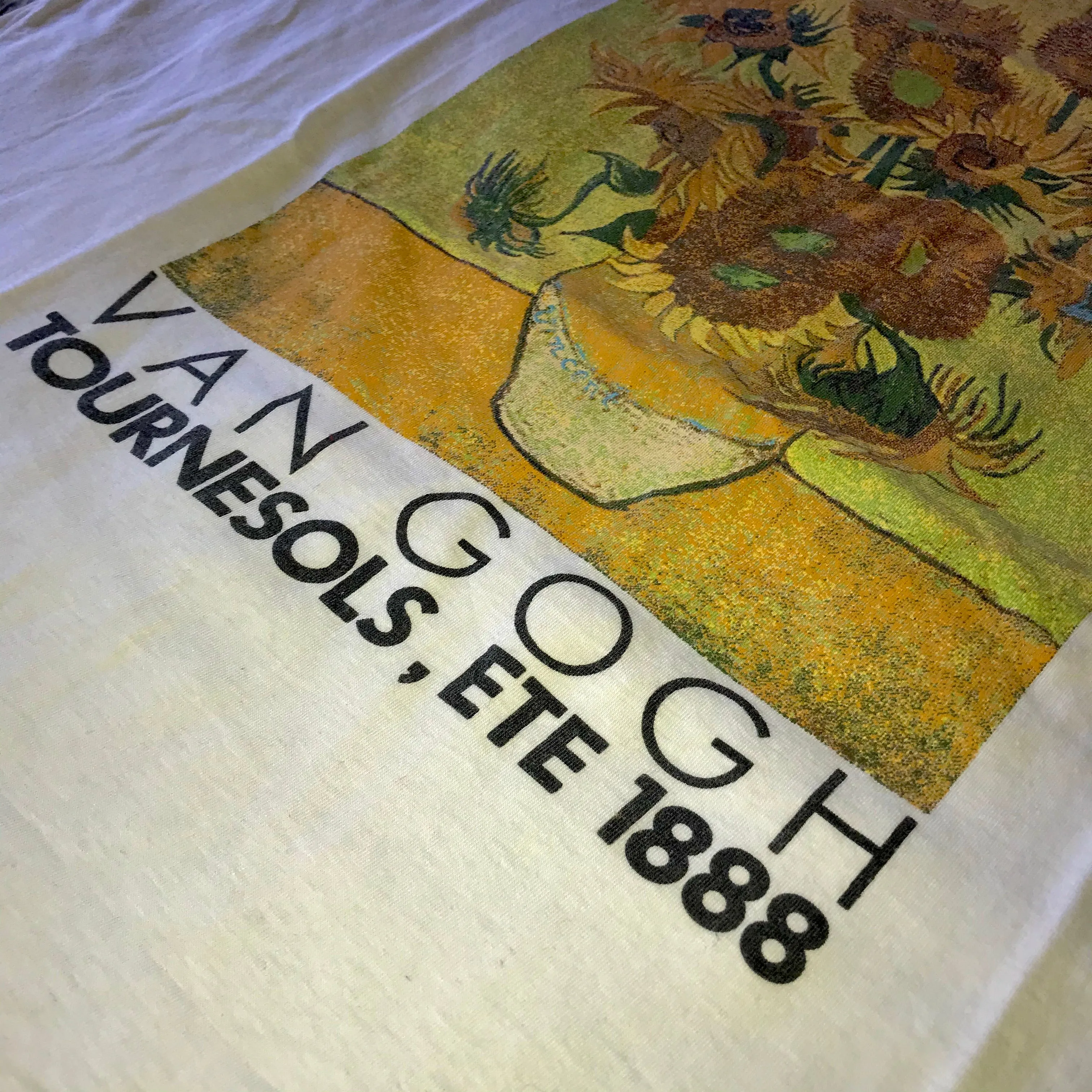 Van Gogh 1990s Single Stitch “Sunflowers” Tee