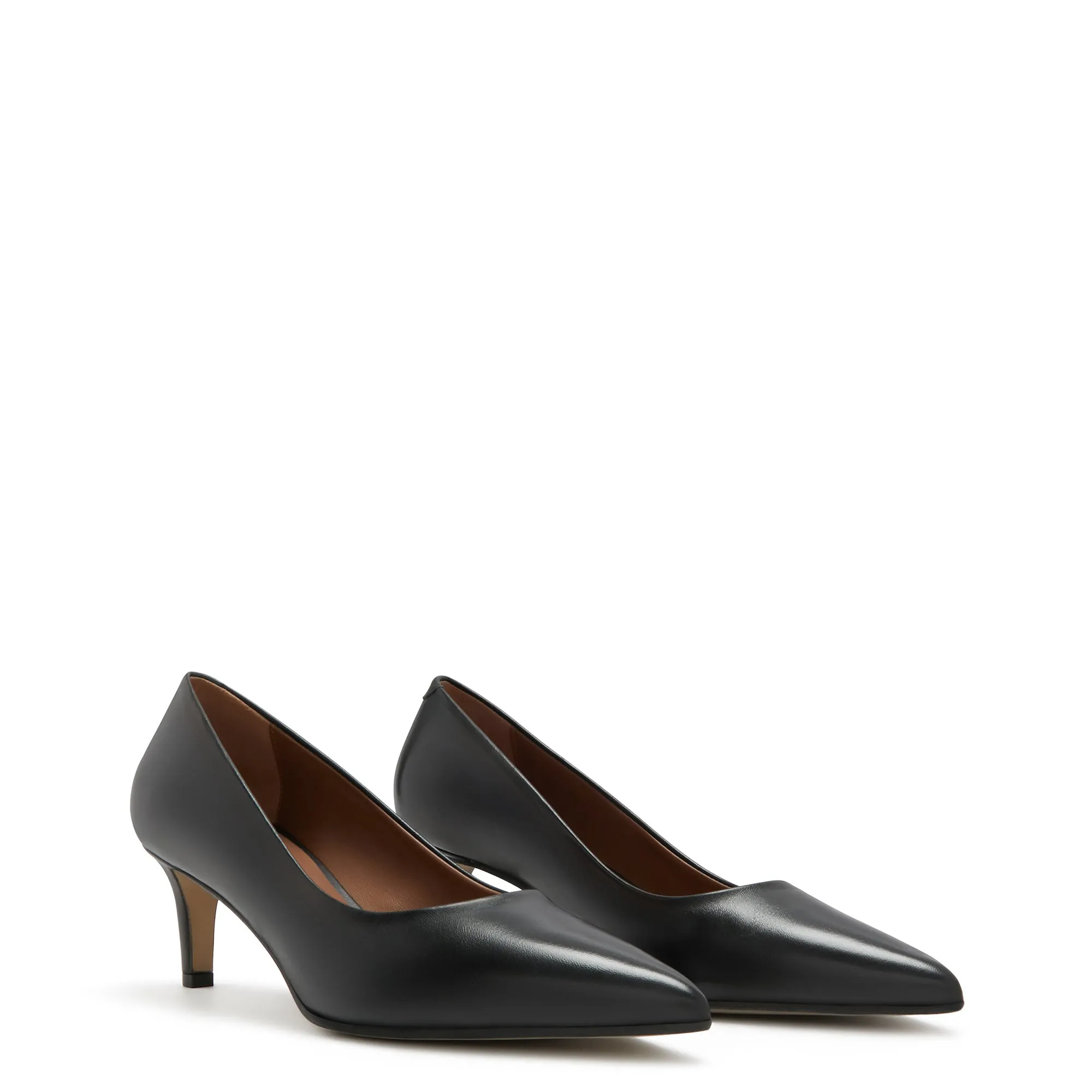 Vendôme Loraine black calfskin leather pumps