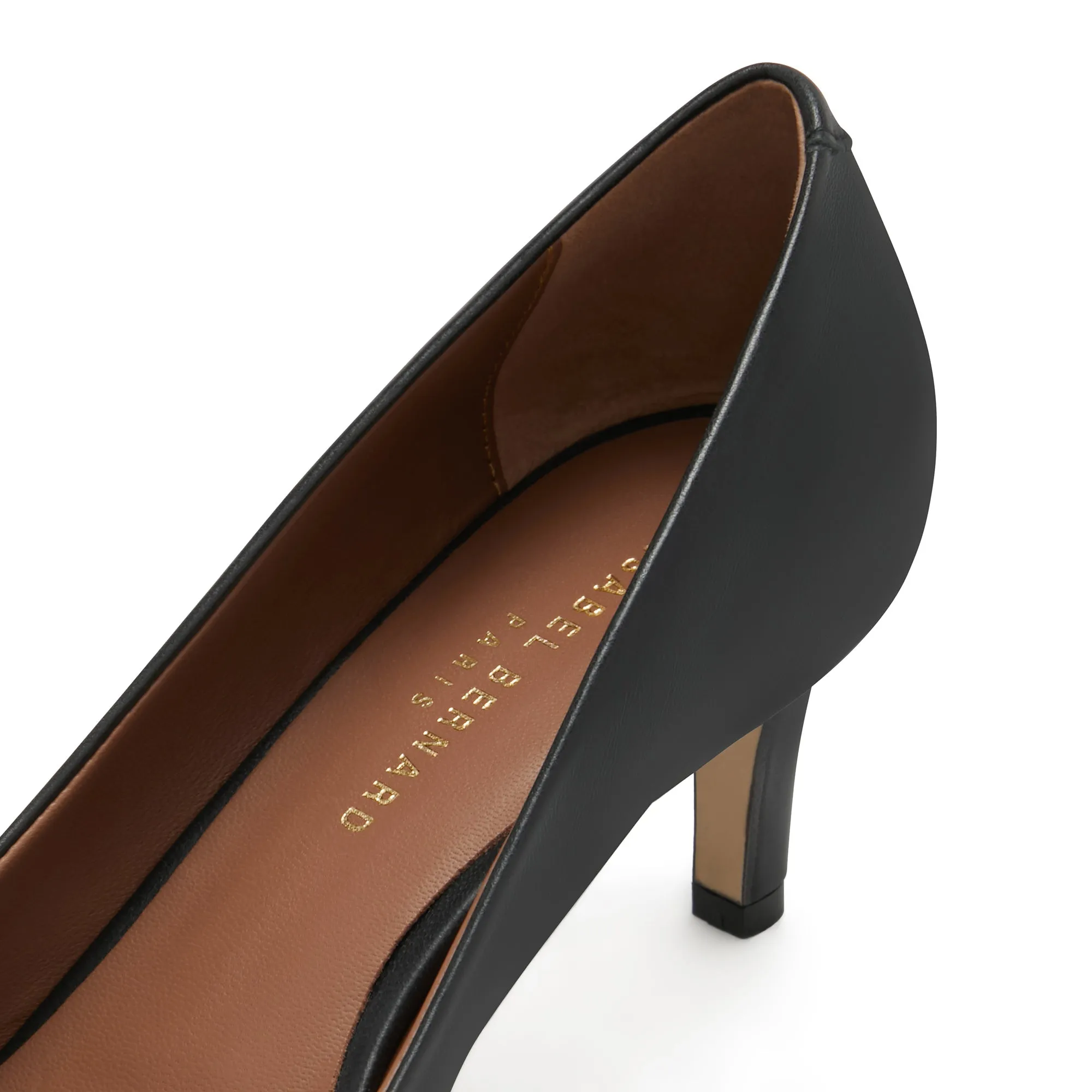 Vendôme Loraine black calfskin leather pumps