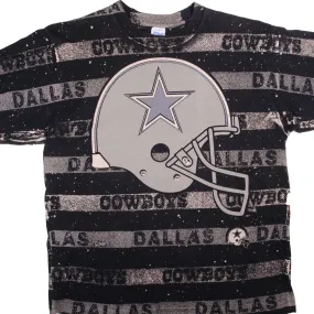 VINTAGE ALL OVER PRINT NFL DALLAS COWBOYS 1997 TEE SHIRT SIZE XL MADE IN USA