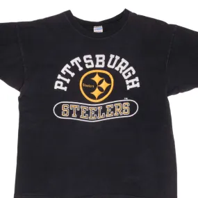 VINTAGE CHAMPION NFL PITTSBURGH STEELERS TEE SHIRT 1980S LARGE MADE IN USA