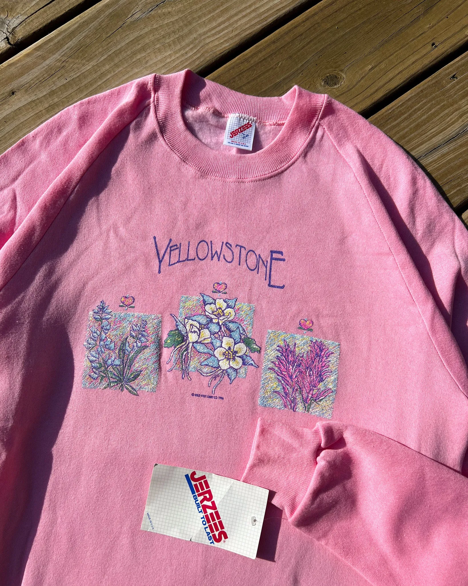 Vintage Pink Yellowstone Crewneck