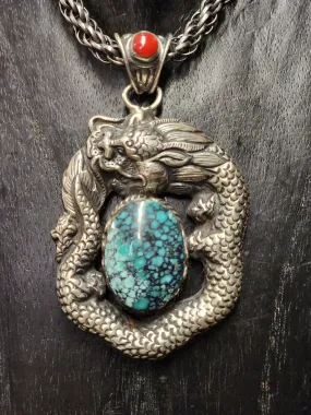 Vintage Thunder Dragon Pendant