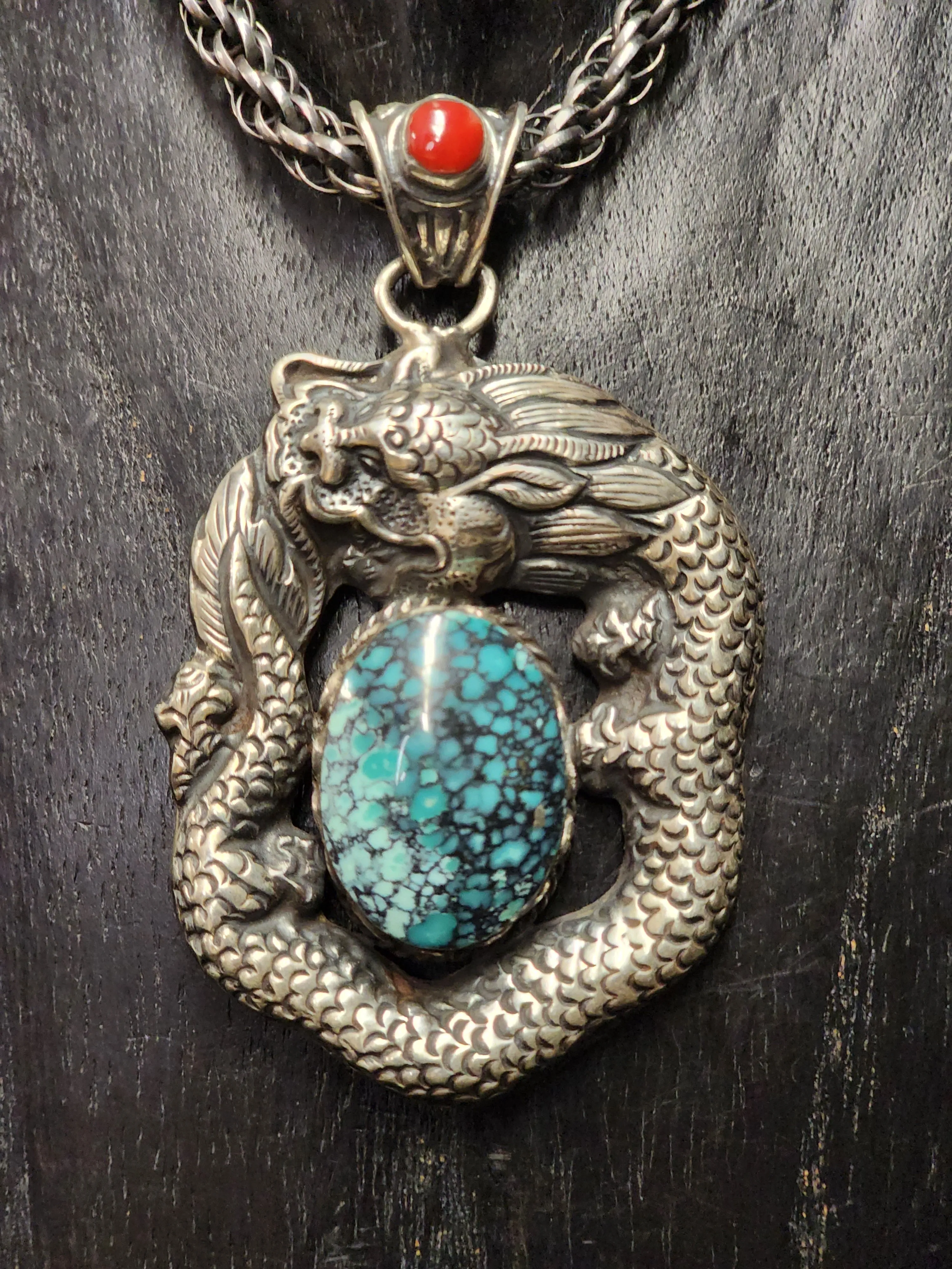 Vintage Thunder Dragon Pendant